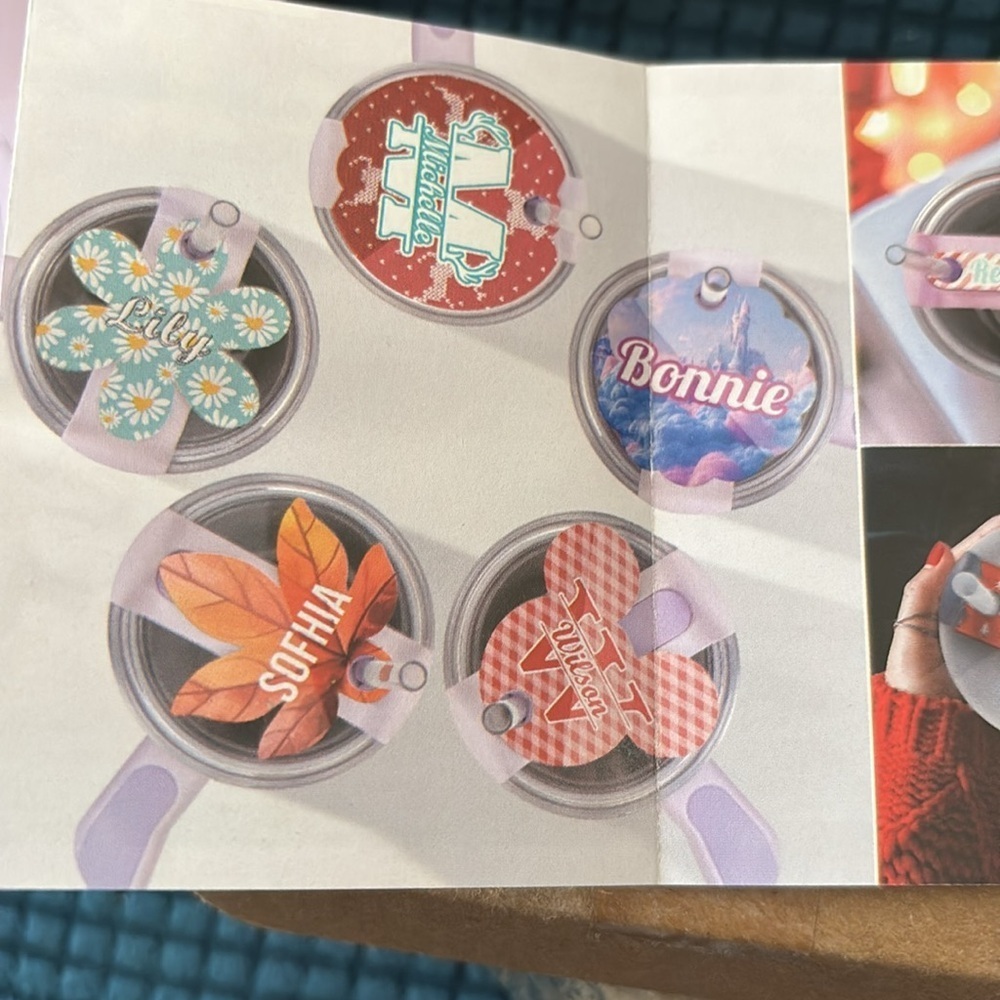 PYD Life Acrylic Name Plates For Tumblers 20 Pack Artist Create Art New In Box - Picture 4 of 4